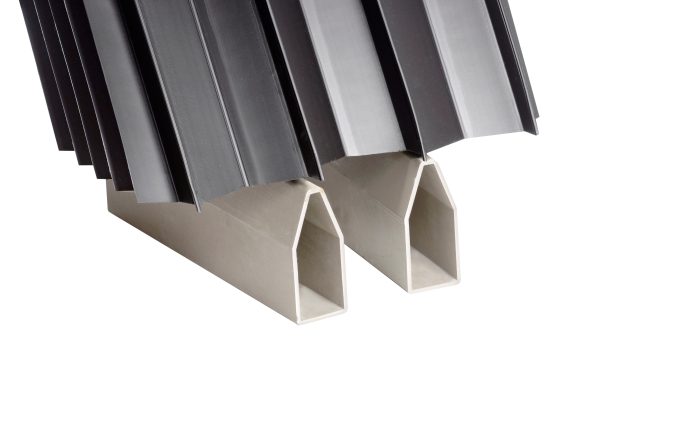 an image showing the support system of the TUBEdek from Brentwood Industries