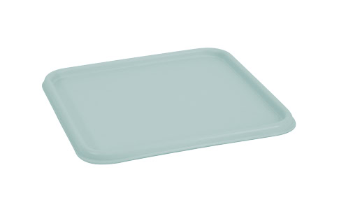 A light green, rectangular mortar board with rounded edges. The surface is smooth and flat.